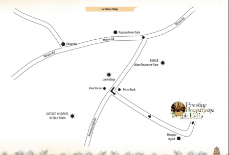  bagmane temple bells Location Plan