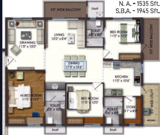  paramount Cluster Plan
