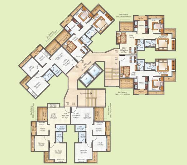  raunak-city-3 Cluster Plan