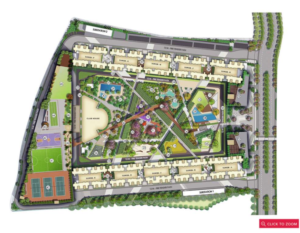  ten x habitat raymond realty tower e Master Plan