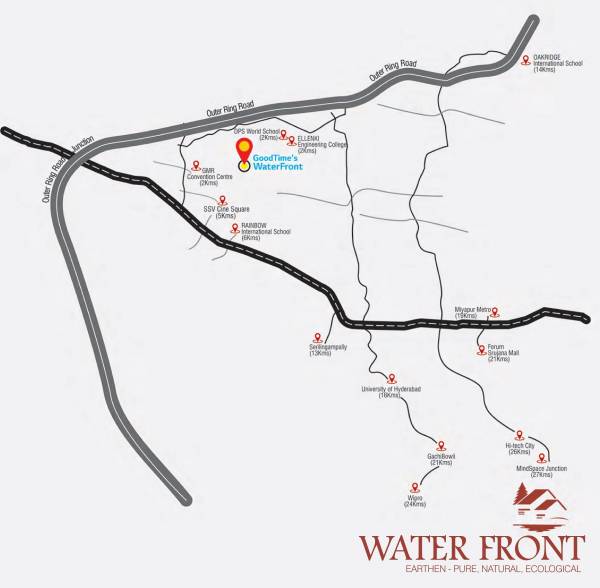  water-front Location Plan