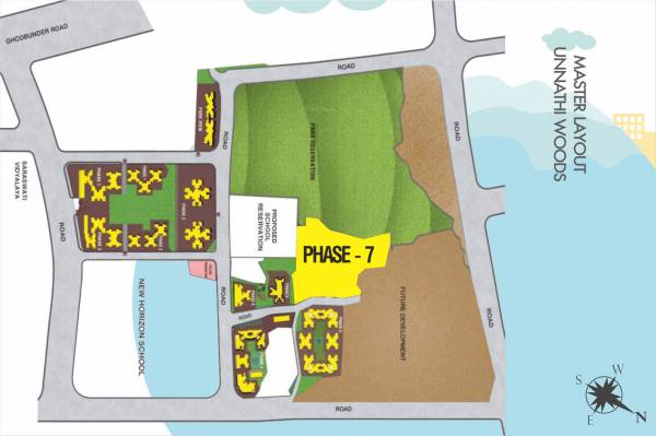  unnati-woods-phase-7 Layout Plan