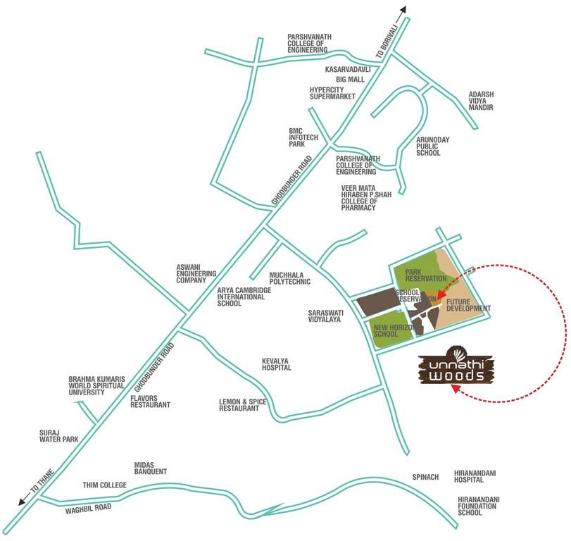  unnati woods phase 7 Location Plan