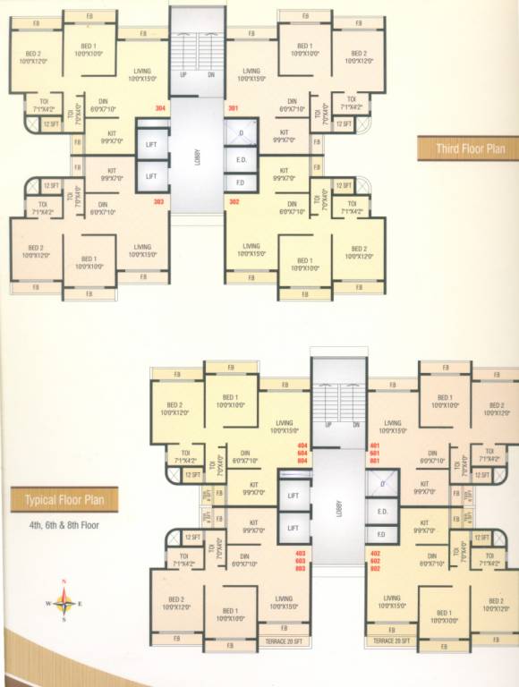  heights Cluster Plan