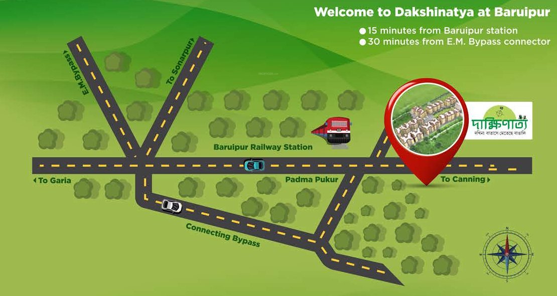  dakshinatya phase ii Location Plan