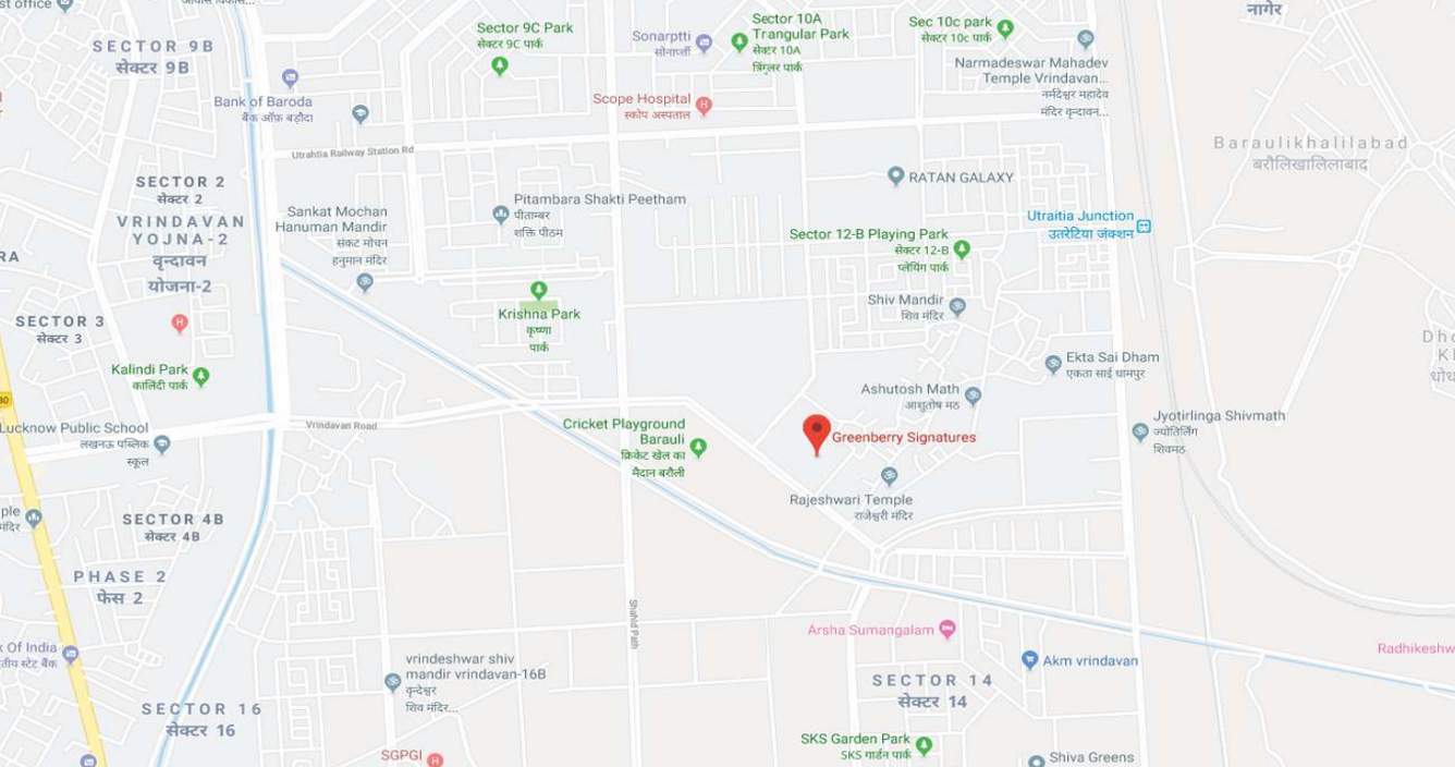  greenberry signatures Location Plan