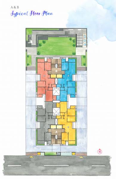  prarabdh-residency Layout Plan