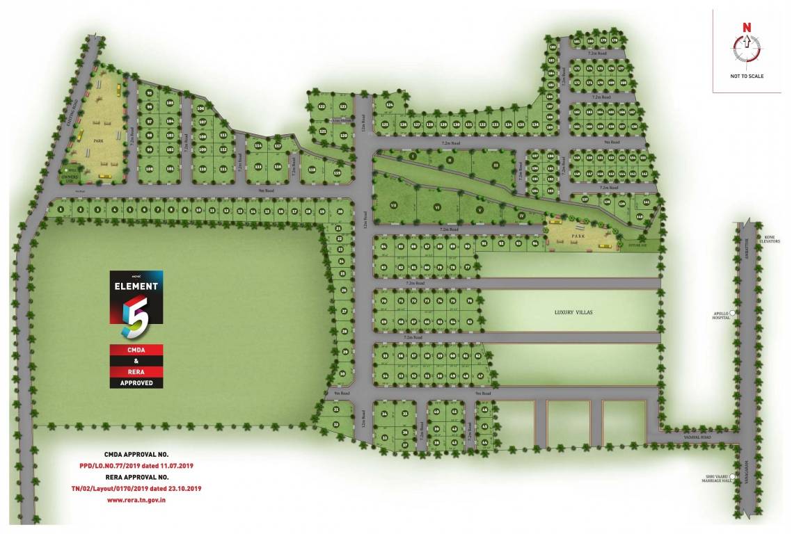  element 5 Layout Plan