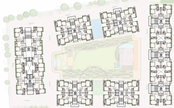  vandemataram-mahadev-lily Tower A Cluster Plan