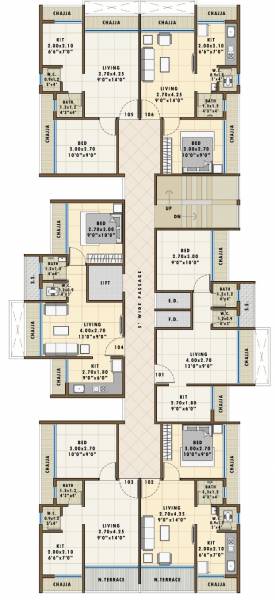  exotica Cluster Plan for 1st Floor