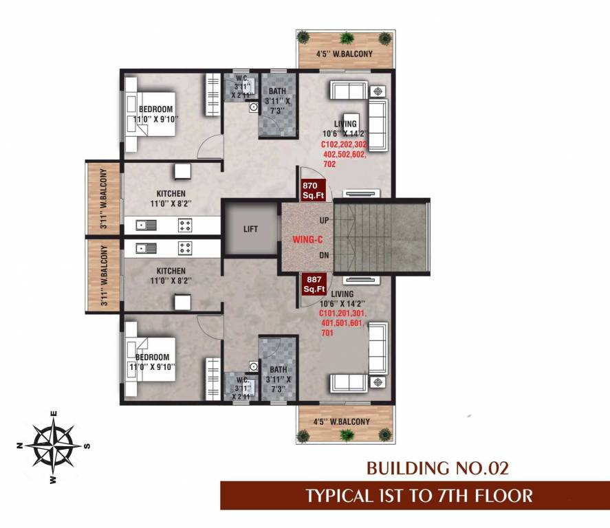 raj crest Cluster Plan