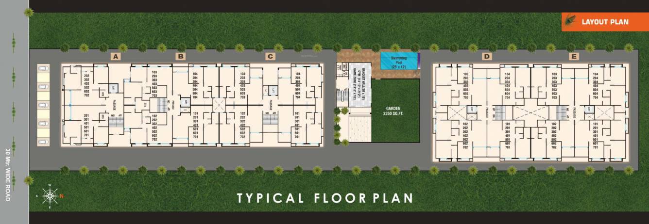  paradise Layout Plan