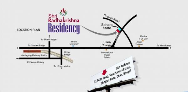  shri-radha-krishna-residency Location Plan