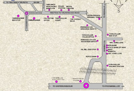  pushyami-villas Location Plan