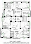  anugraha Cluster Plan from 1st to 4th Floor