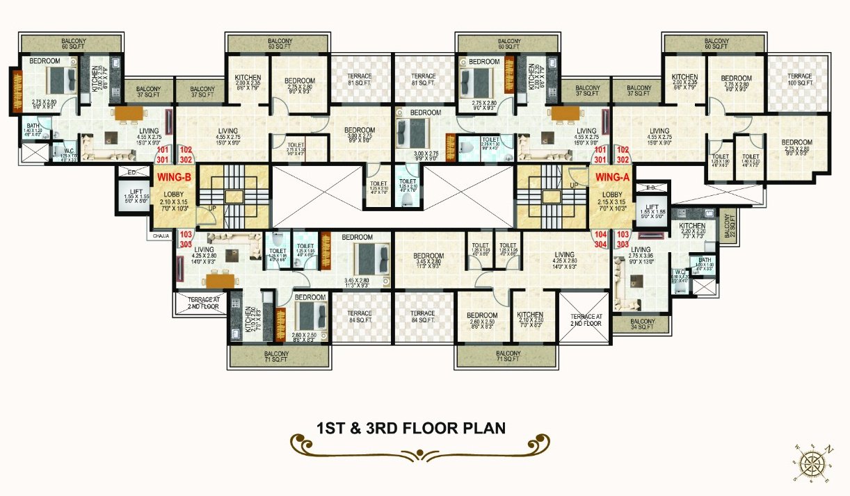  cloris Wing A Cluster Plan