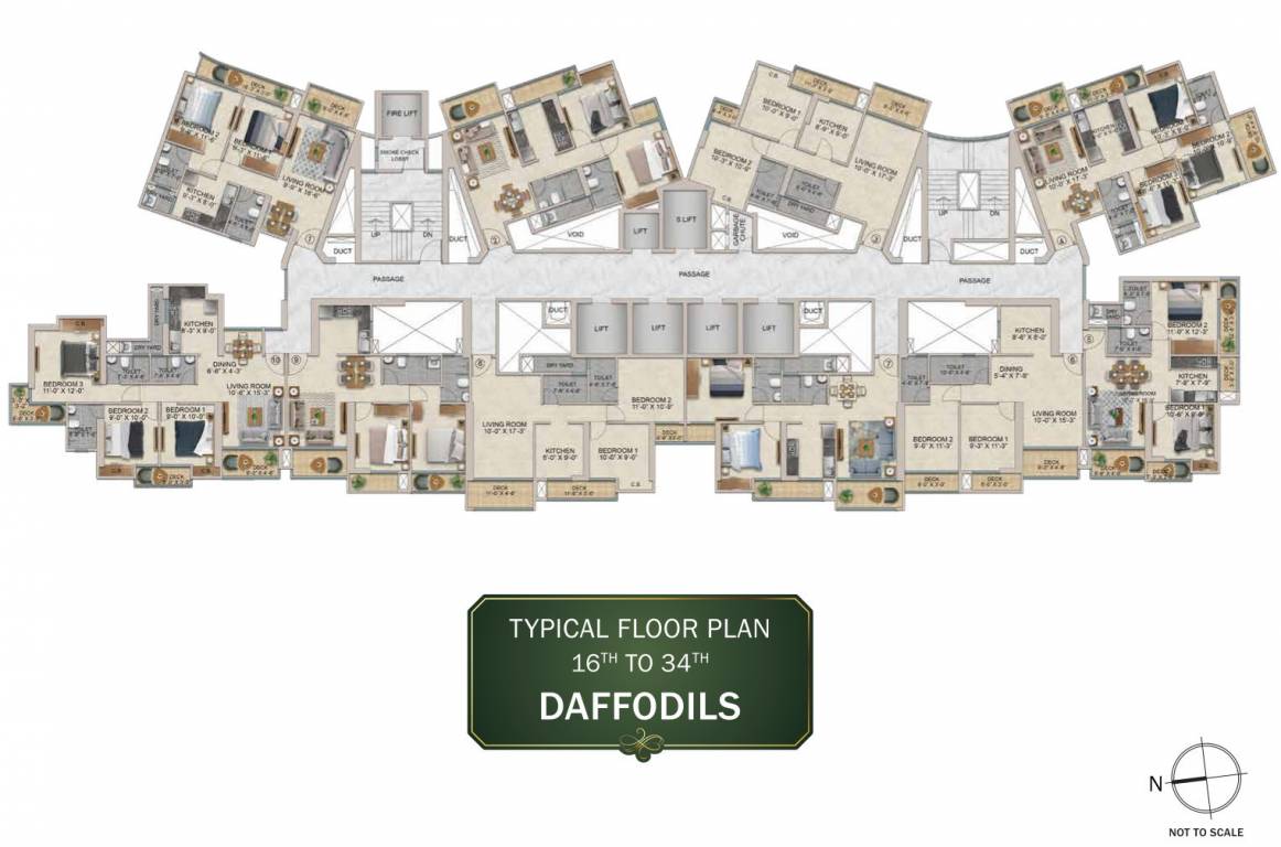  mahavir spring Cluster Plan