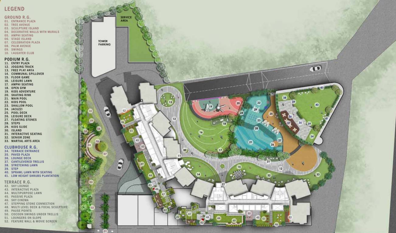  mahavir spring Master Plan