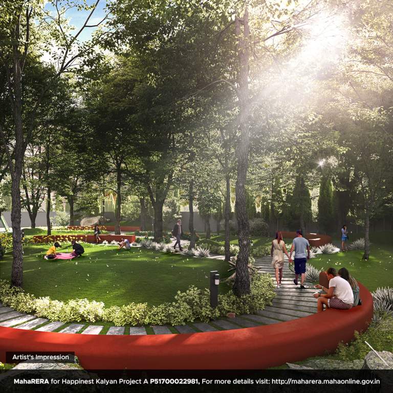 happinest kalyan project a Landscaped Gardens