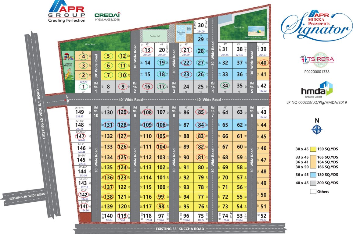  mukka praveens signator Layout Plan