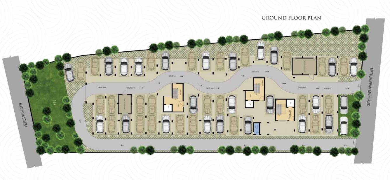 grand Cluster Plan for ground Floor