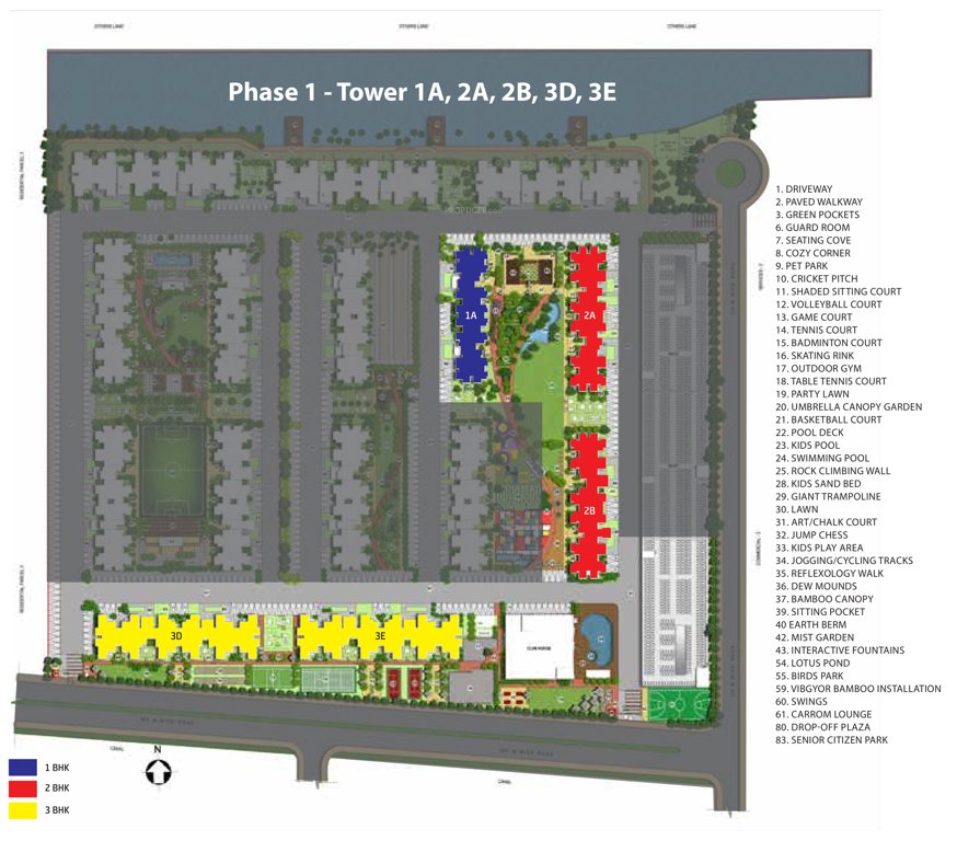  sunshine one Master Plan
