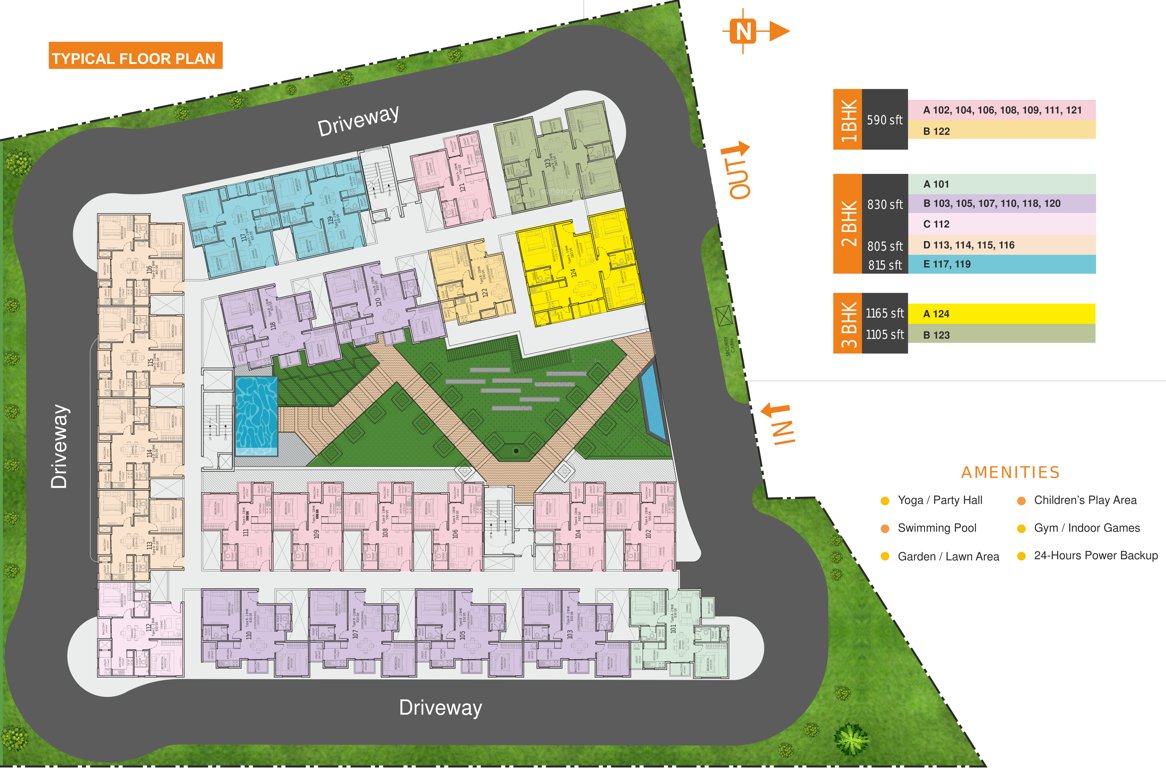 sai gangothri hill crest Images for layoutPlan