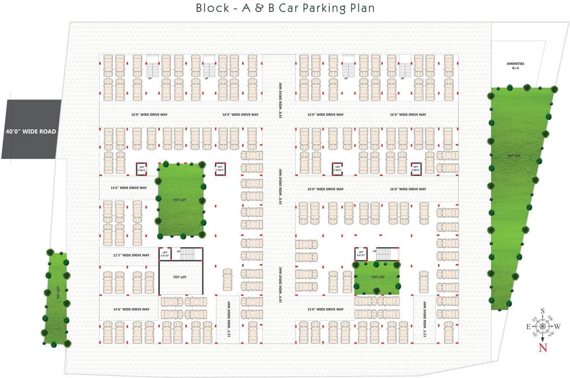 sri ayyappa sairam residency Cluster Plan