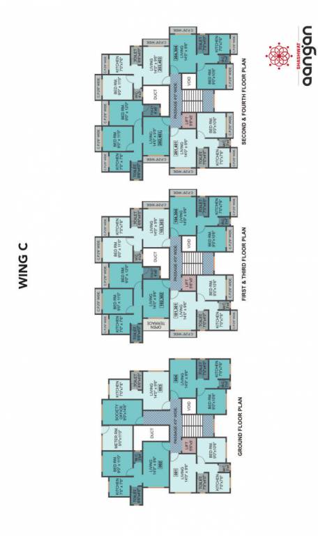  shashwat aangan building wing a and c Cluster Plan