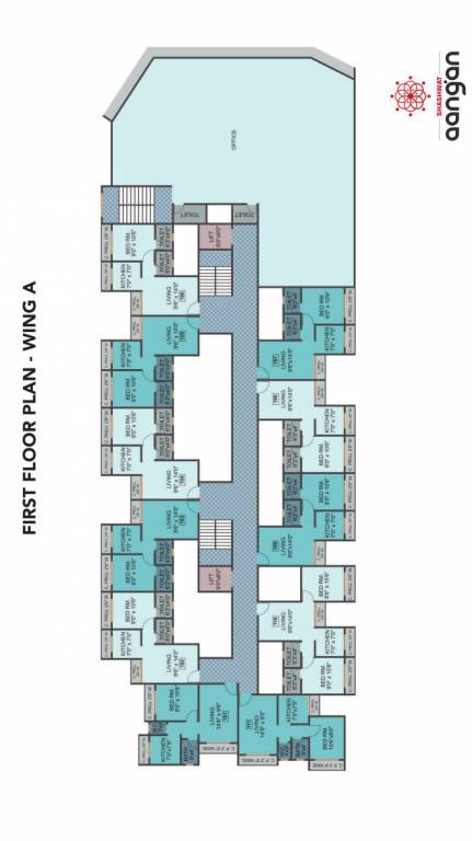  shashwat aangan building wing a and c Cluster Plan