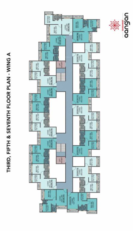  shashwat aangan building wing a and c Cluster Plan