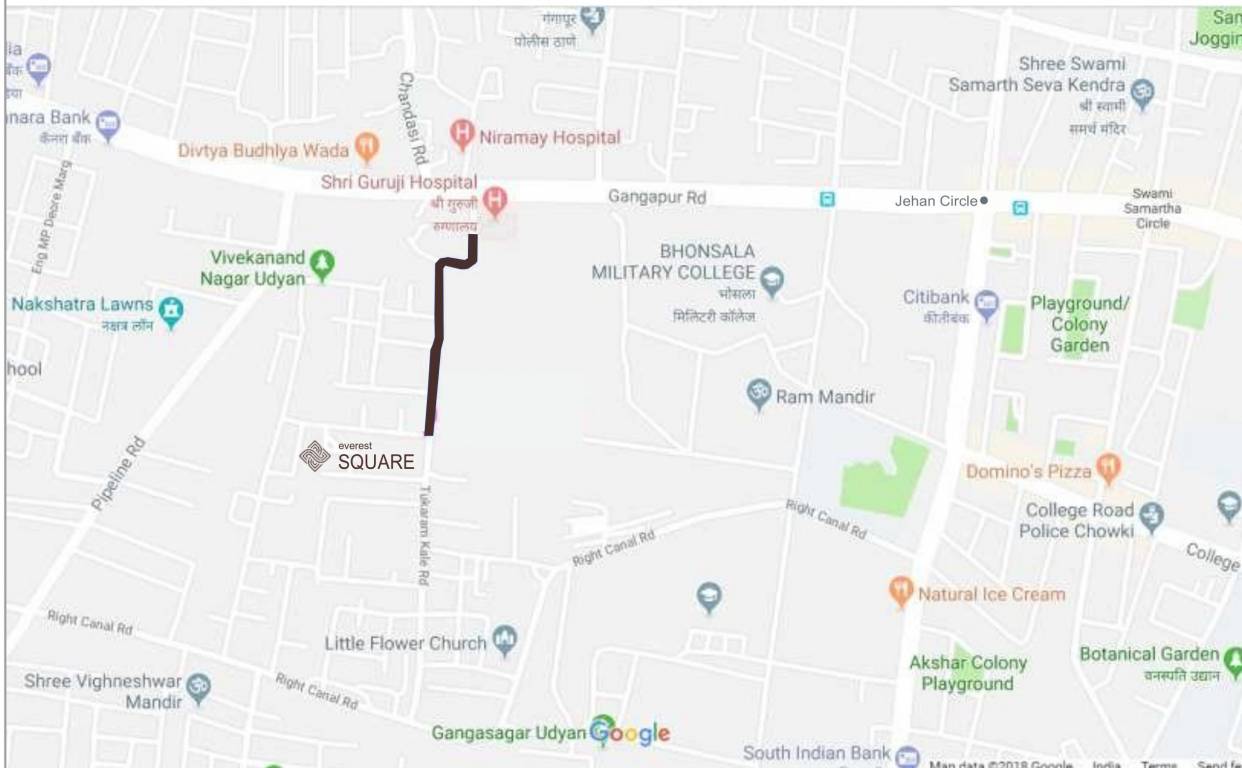  everest square b c Location Plan