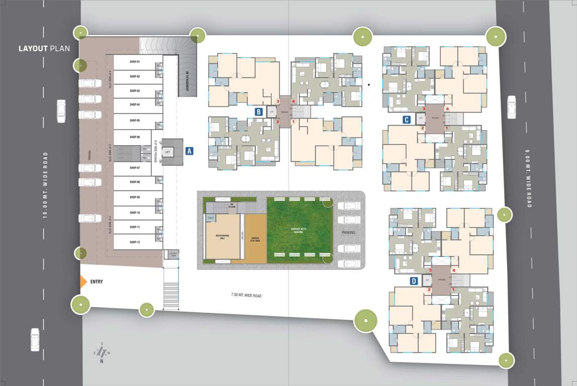  atria Layout Plan