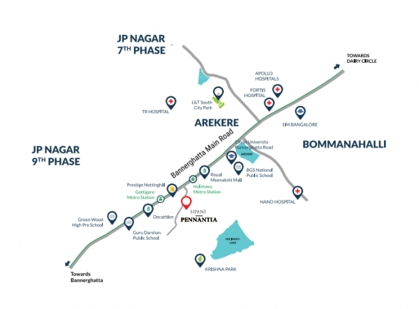  pennantia Location Plan