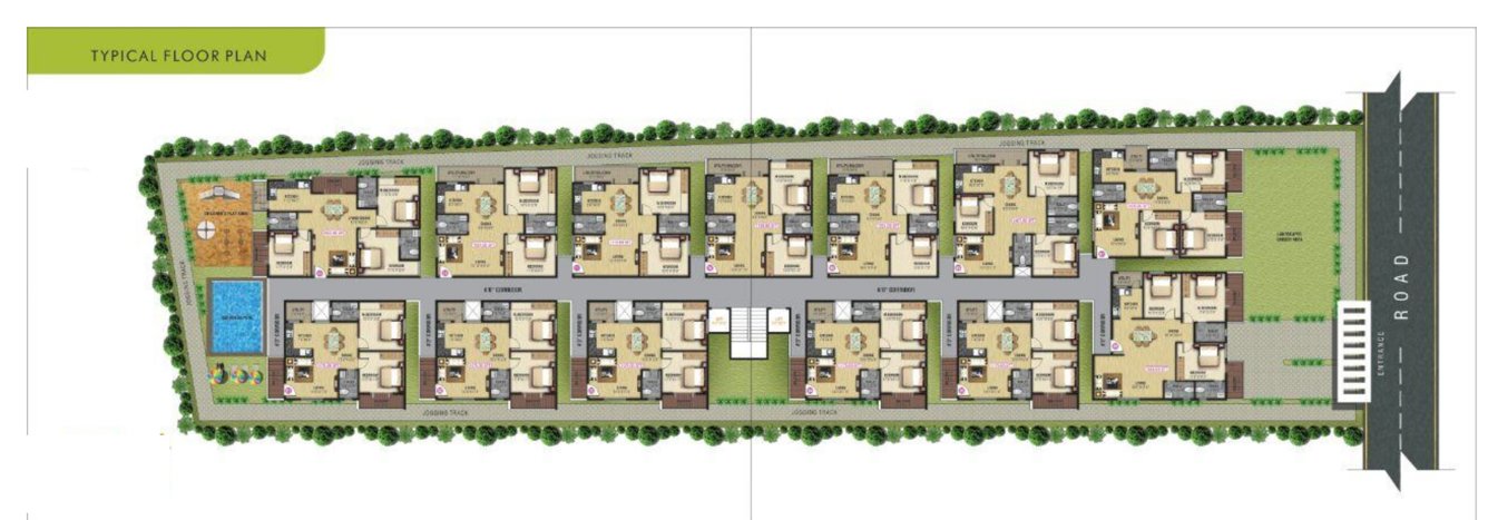  sai concord heights Cluster Plan
