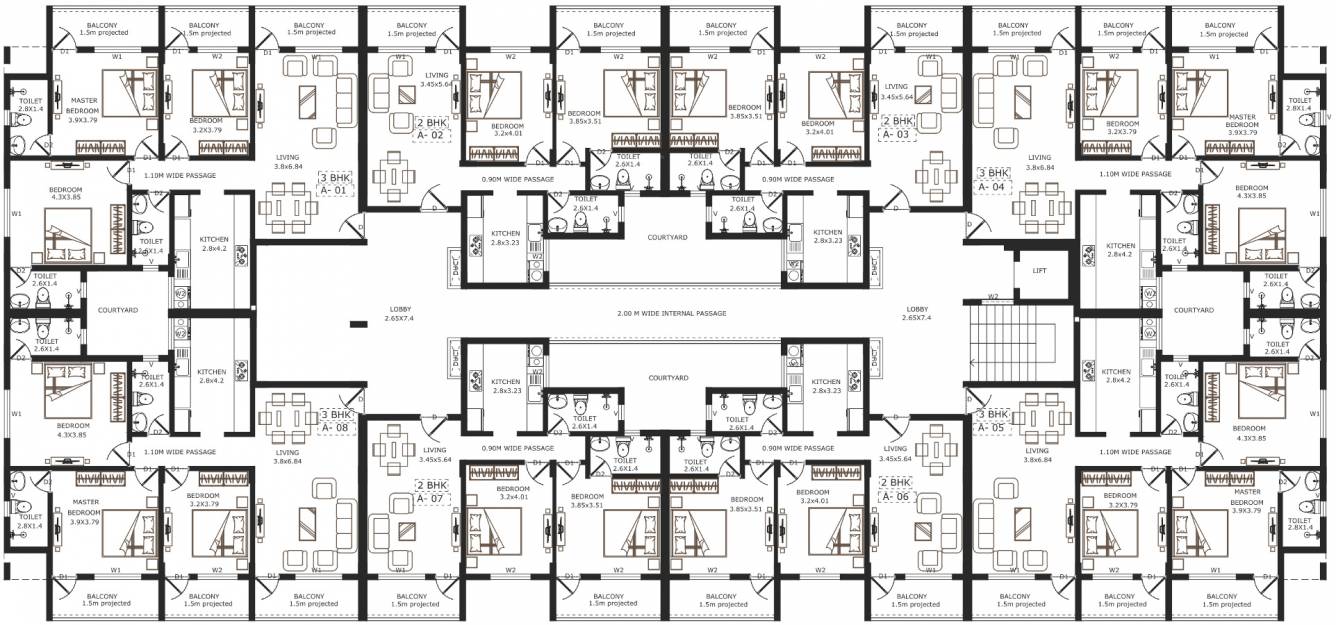  symphony Cluster Plan