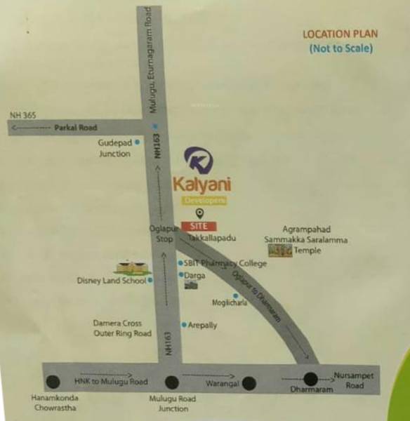  kalyani-developers Location Plan