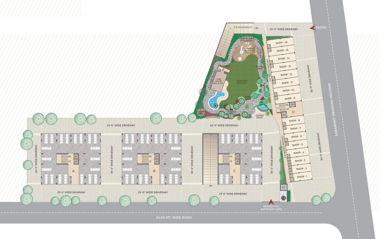  nirman satva Cluster Plan