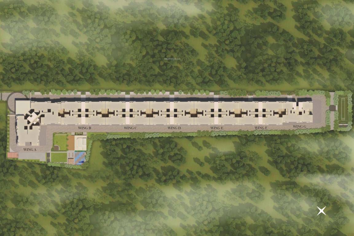 hermosa casa Layout Plan