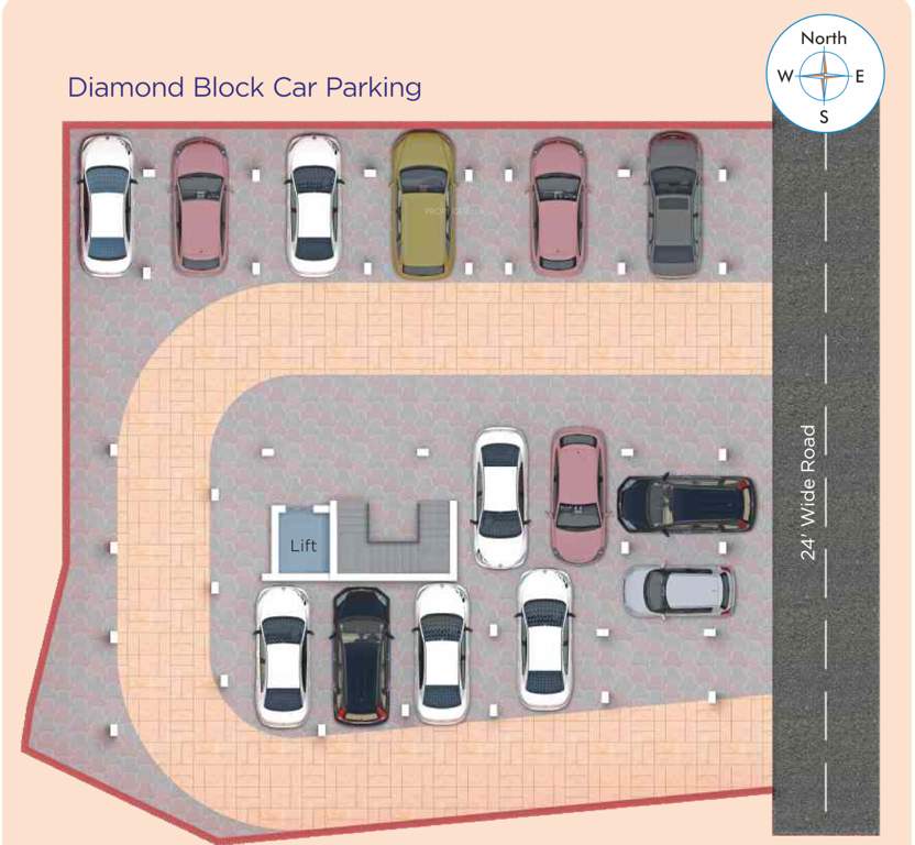 flora diamond Cluster Plan