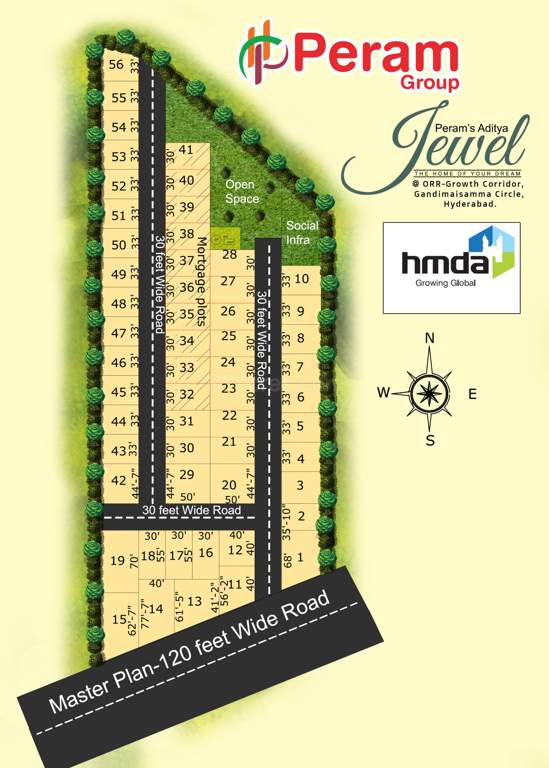  aditya jewel Master Plan