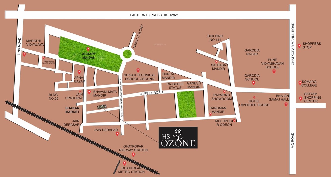  ozone Location Plan