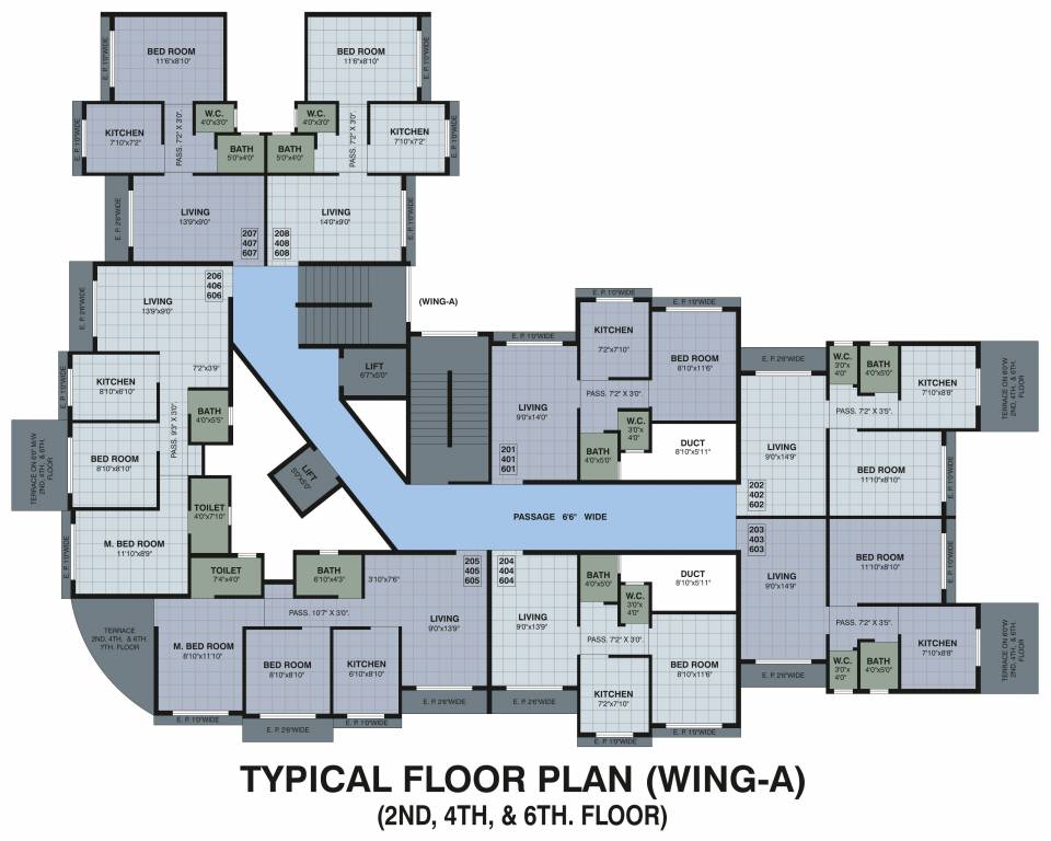  emeralds Wing A Cluster Plan
