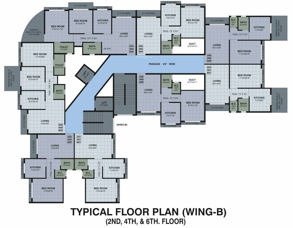  emeralds Wing B Cluster Plan