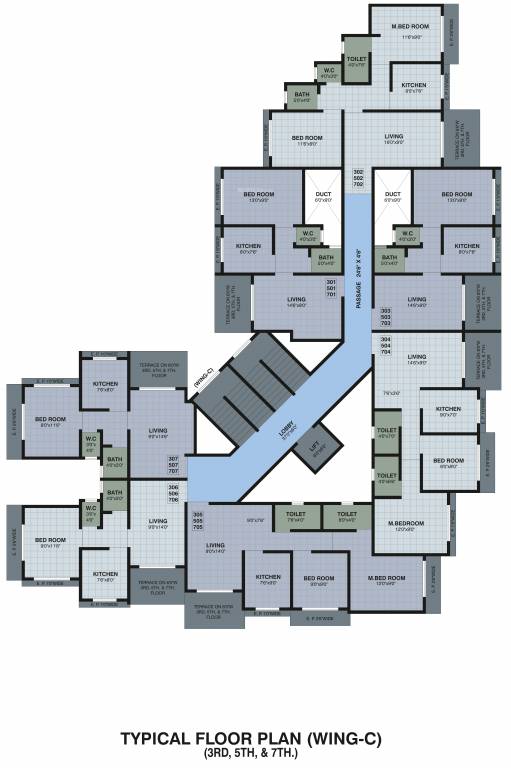  emeralds Wing C Cluster Plan