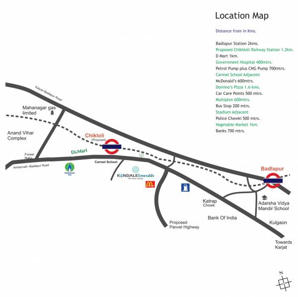 emeralds Location Plan
