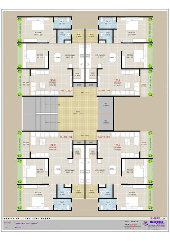  shreem heights Cluster Plan