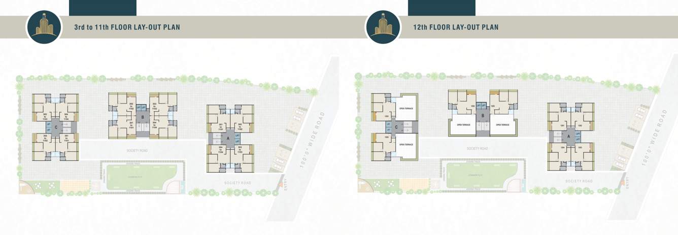  shreem heights Cluster Plan