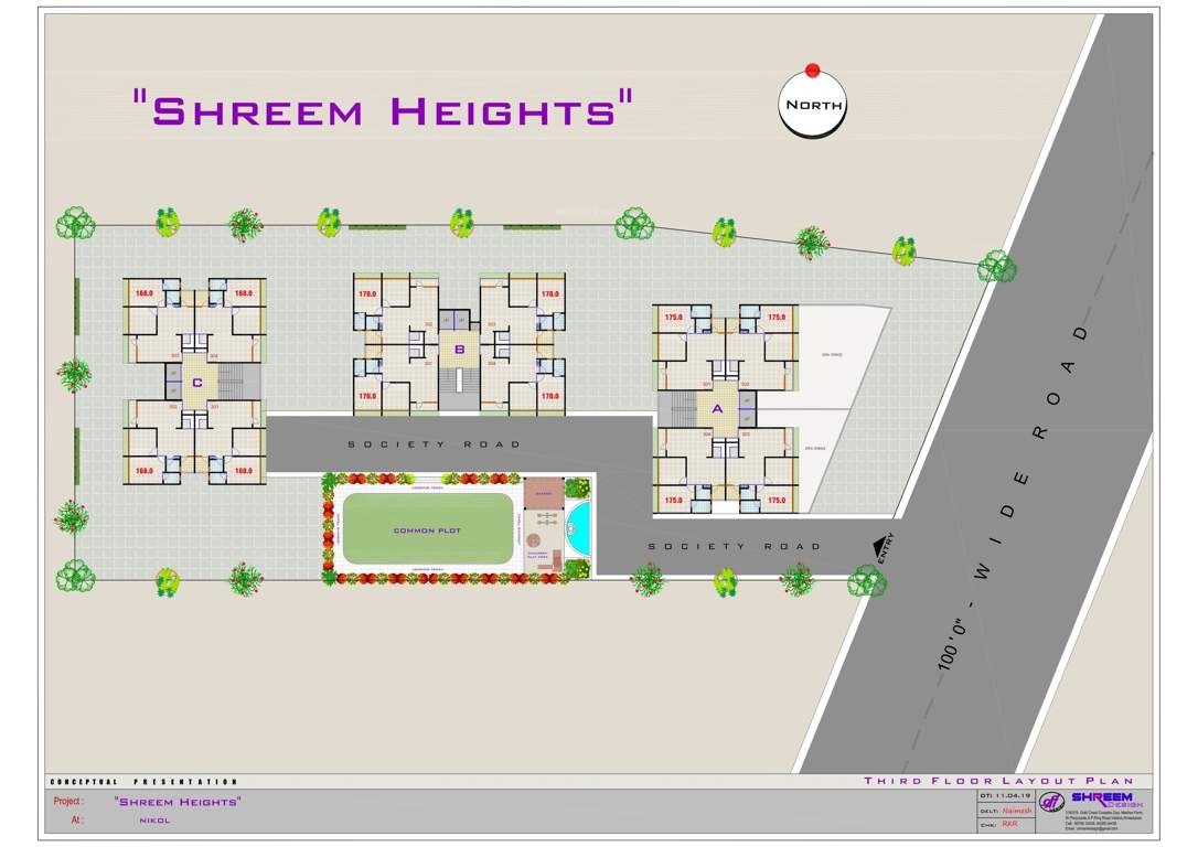 shreem heights Cluster Plan