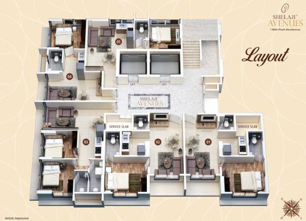  avenues Cluster Plan